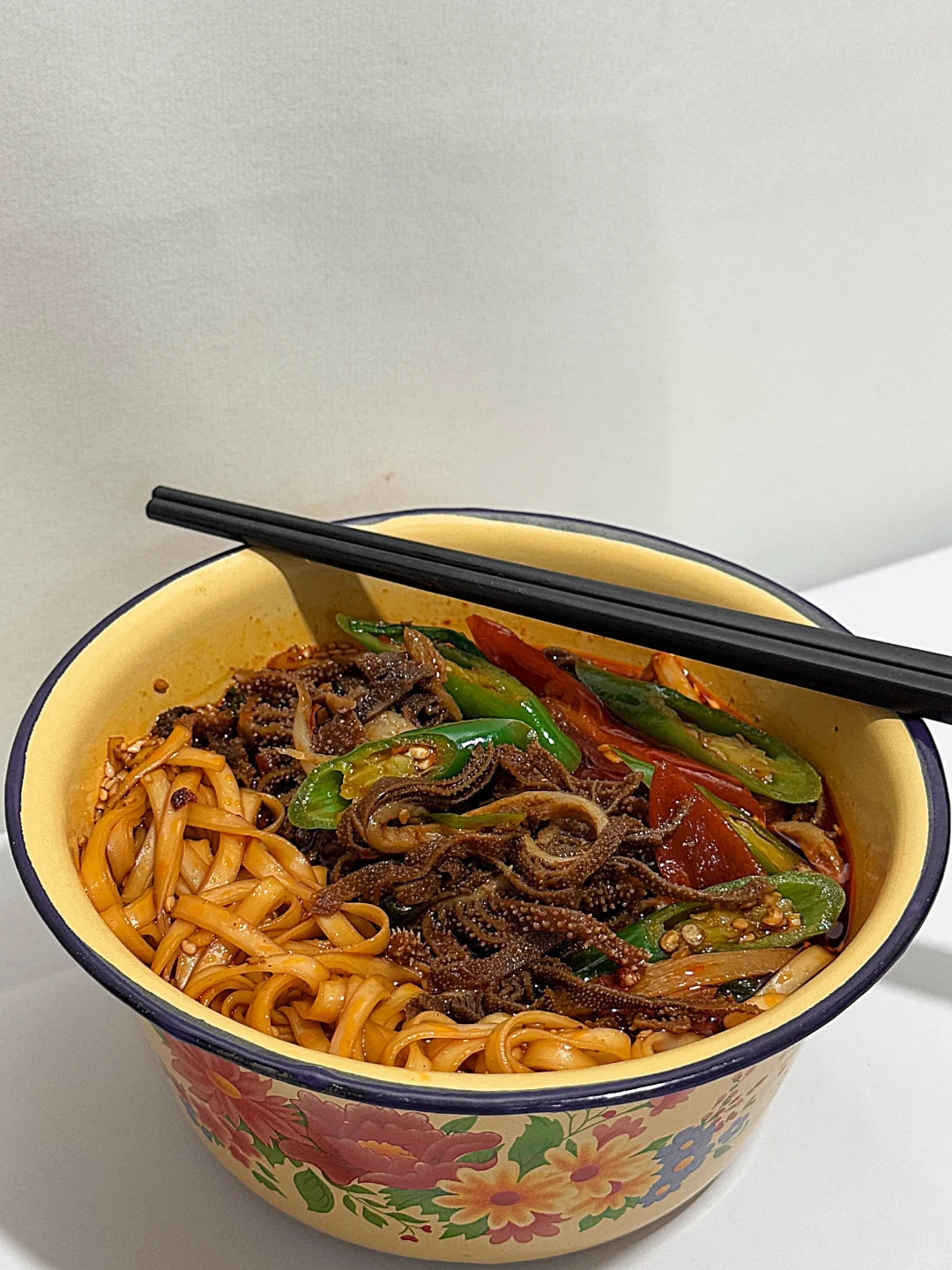 今天吃什么|在家做饭🍳香辣毛肚面（附做法）