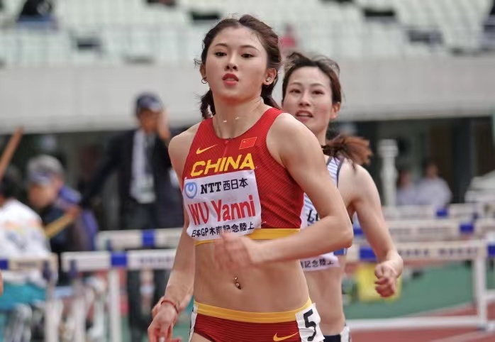 吴艳妮东京夺冠，扬威日本！
5月19日，在世界田联洲际巡回赛，东京黄金大奖赛的女