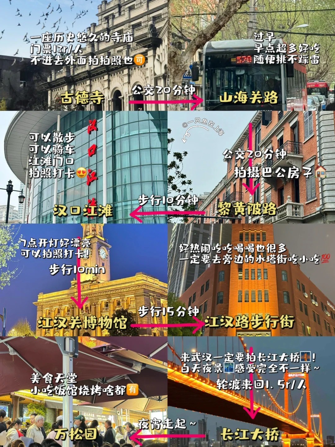 刚从武汉回来！！！我的经验总结：
刚回来就熬夜写的😭
两天一夜特种兵之旅！！
