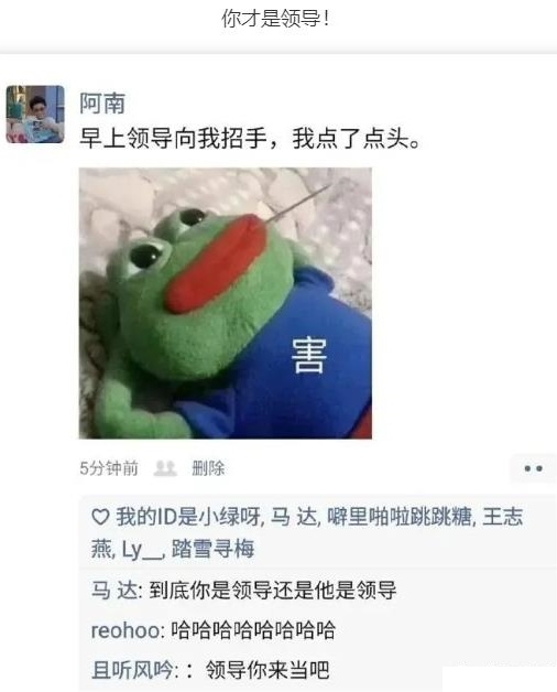 你才是领导！