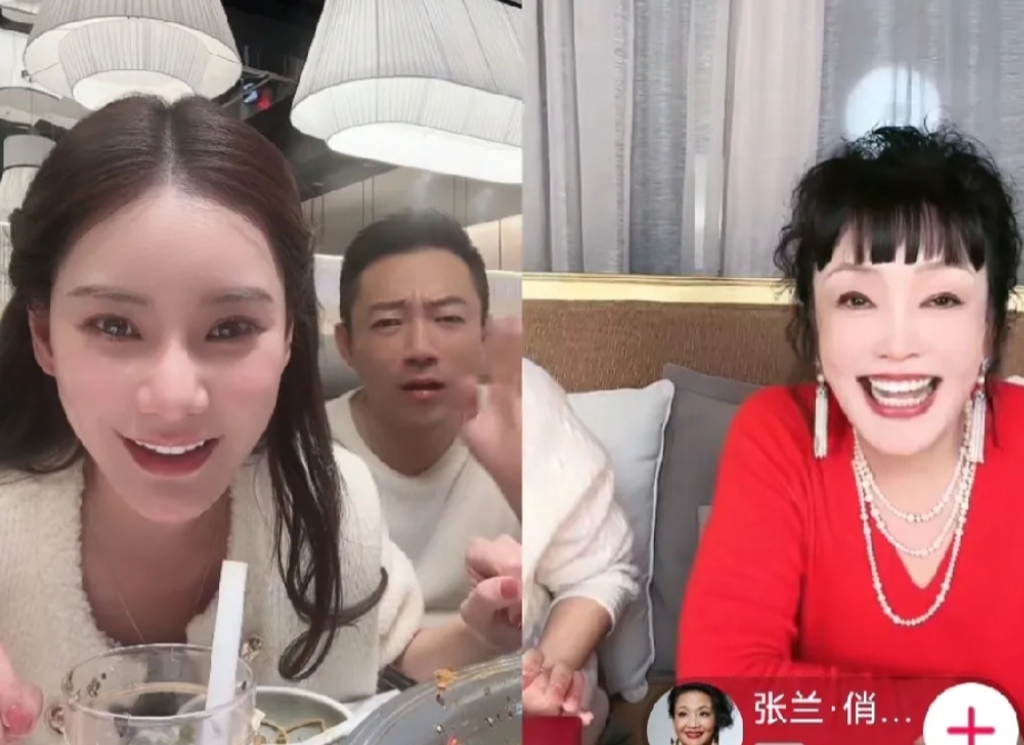 婆媳同框拉家常卖货，兰姐这新刘海好看吗汪小菲开始嫌弃了叫他妈赶紧换一听说是卖货果