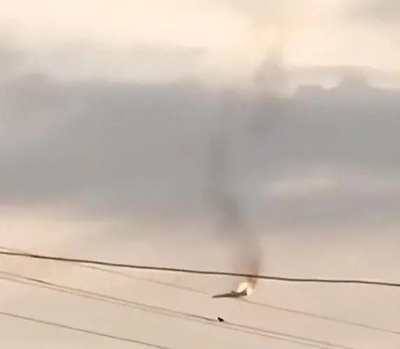 当地时间4月19日，俄罗斯一架图22M3“逆火”轰炸机在俄罗斯西南部地区因技术故