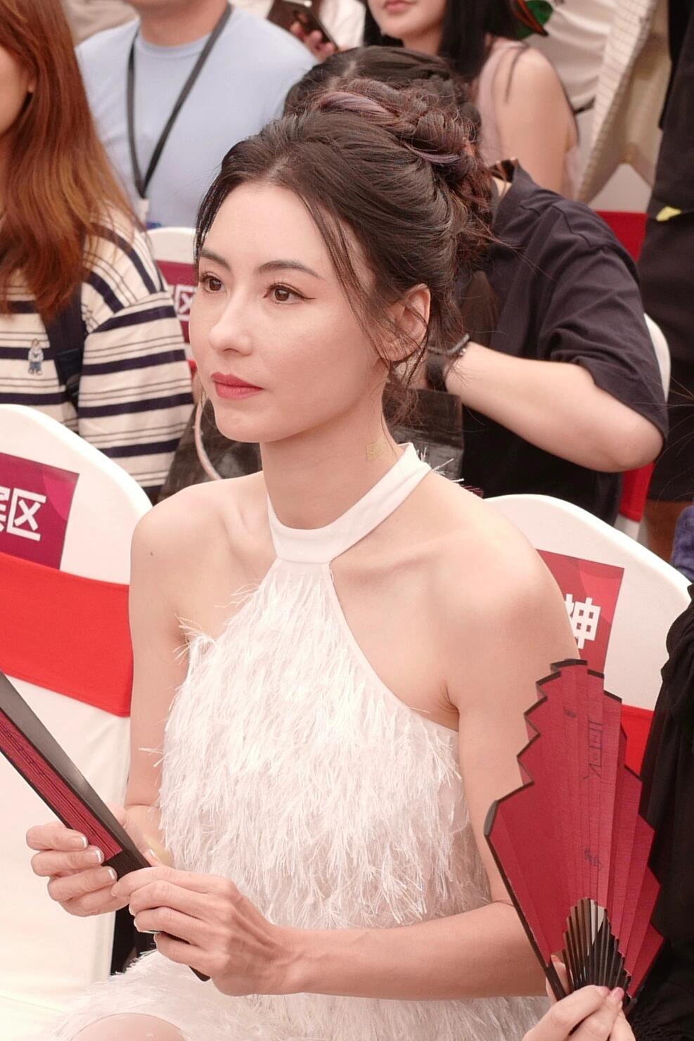 一组张柏芝出席活动的生图