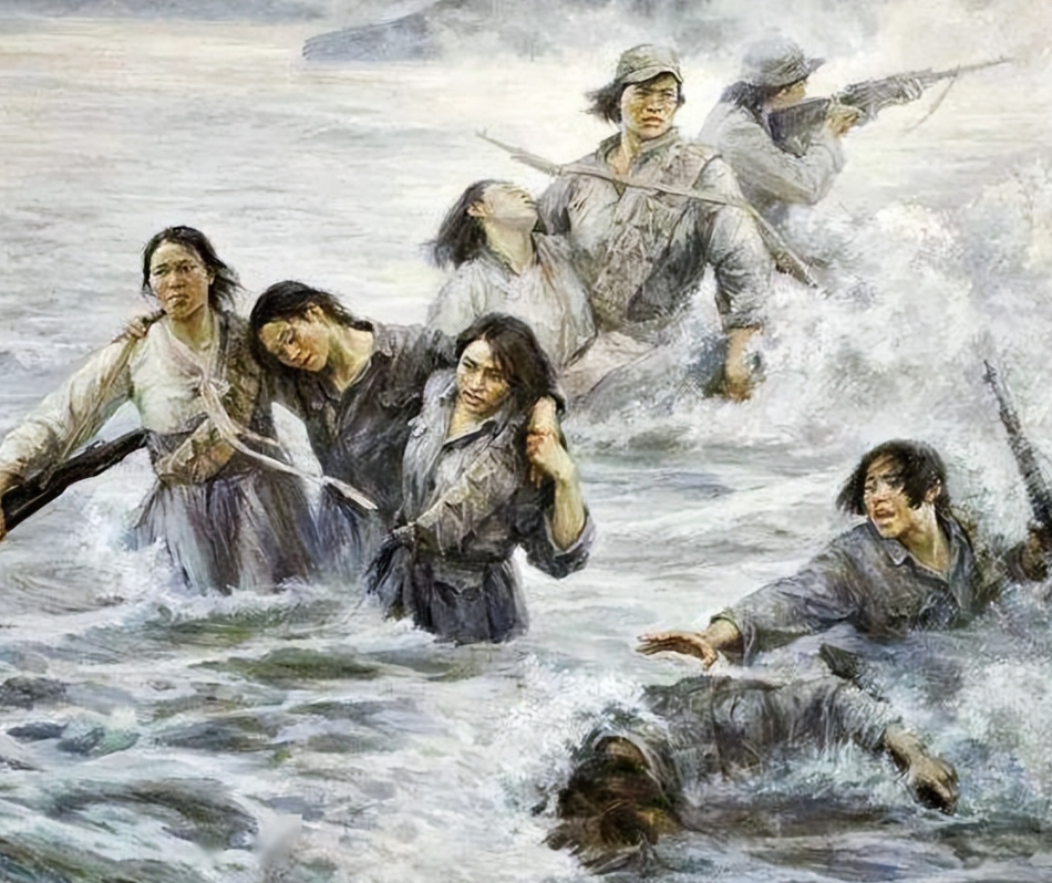 1939年，8个女抗联战士被逼到了江边，日军嬉笑着围过来：“花姑娘，归顺吧，皇军