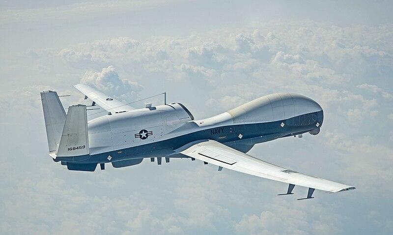 美国海军 MQ-4C侦察无人机现身黄岩岛附近海域，为菲律宾加油打气，并提供情报支