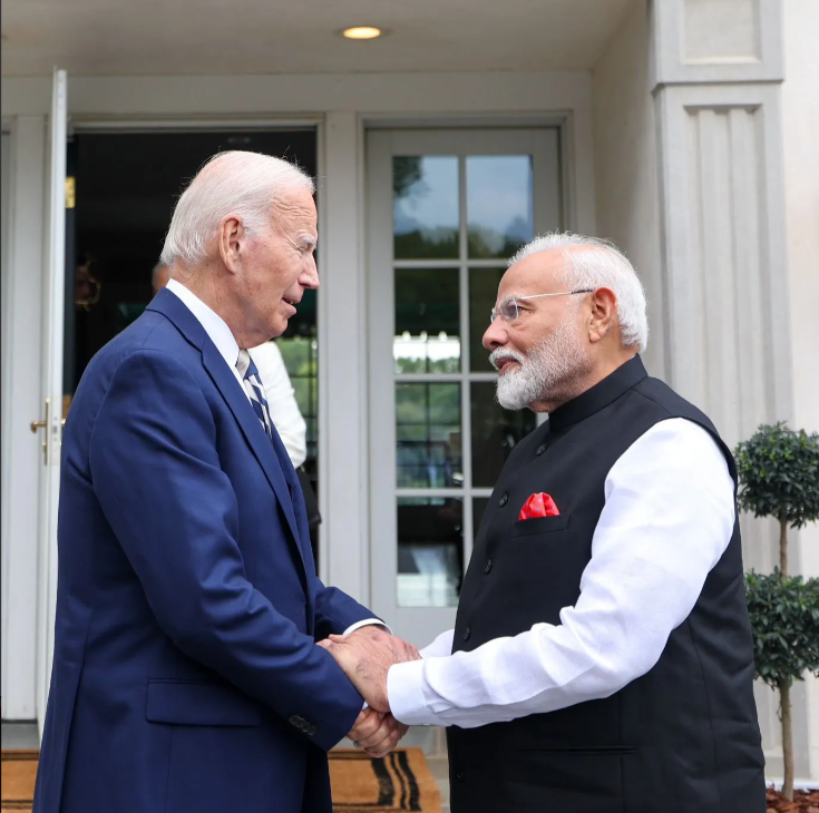 拜登今天写道：“美国与印度的伙伴关系比历史上任何时候都更加强大、更加紧密、更加有