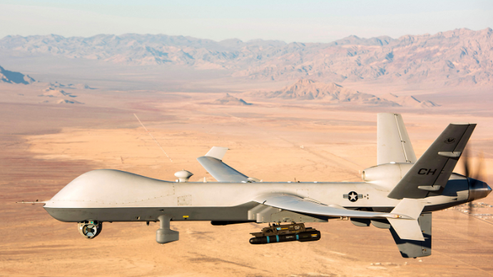 胡塞武装再次取得战果，美军MQ-9无人机凌空爆炸。美国广播公司报道，当地时间5月