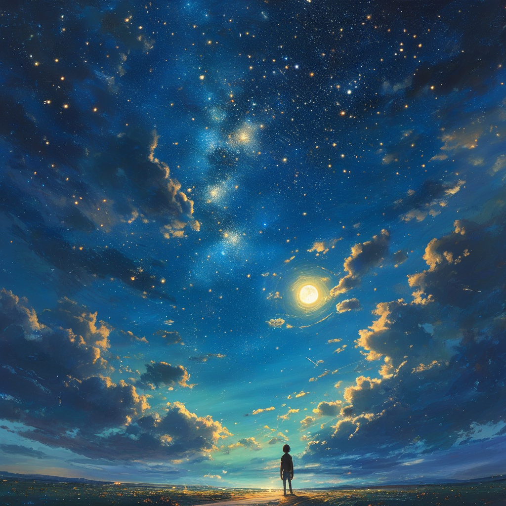 终于，在一个微风拂面的夜晚，那个人鼓起勇气，踏出了最初的一步。那一刻，他感受到了