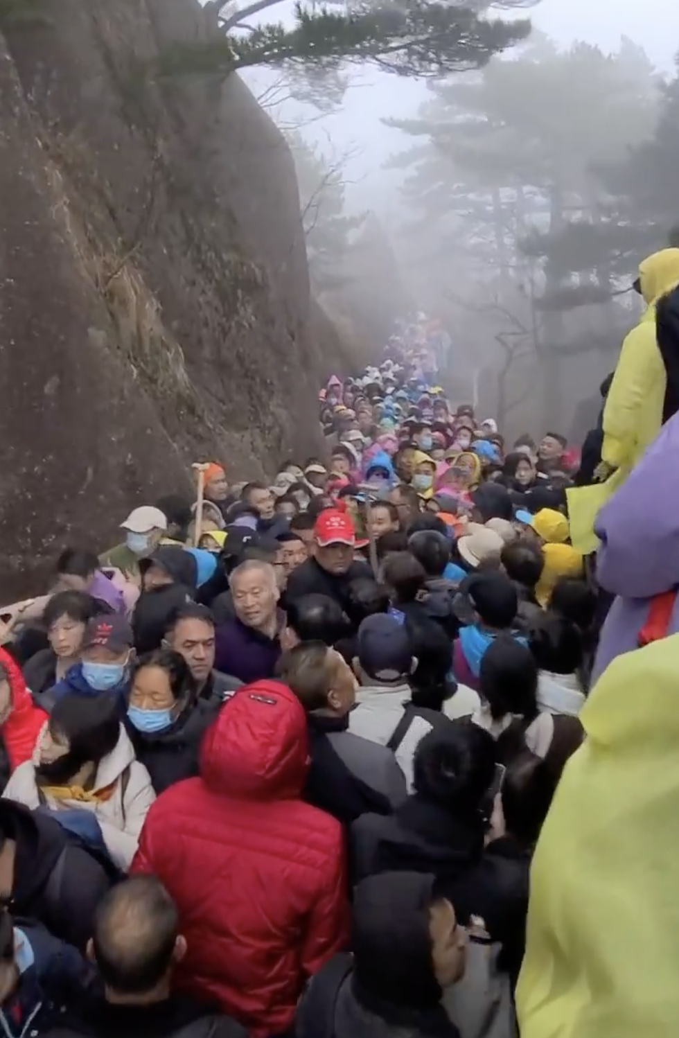 最近几天，黄山又挤爆了。这就是我从来不在节假日去旅游的原因，这不是享受，是遭罪。