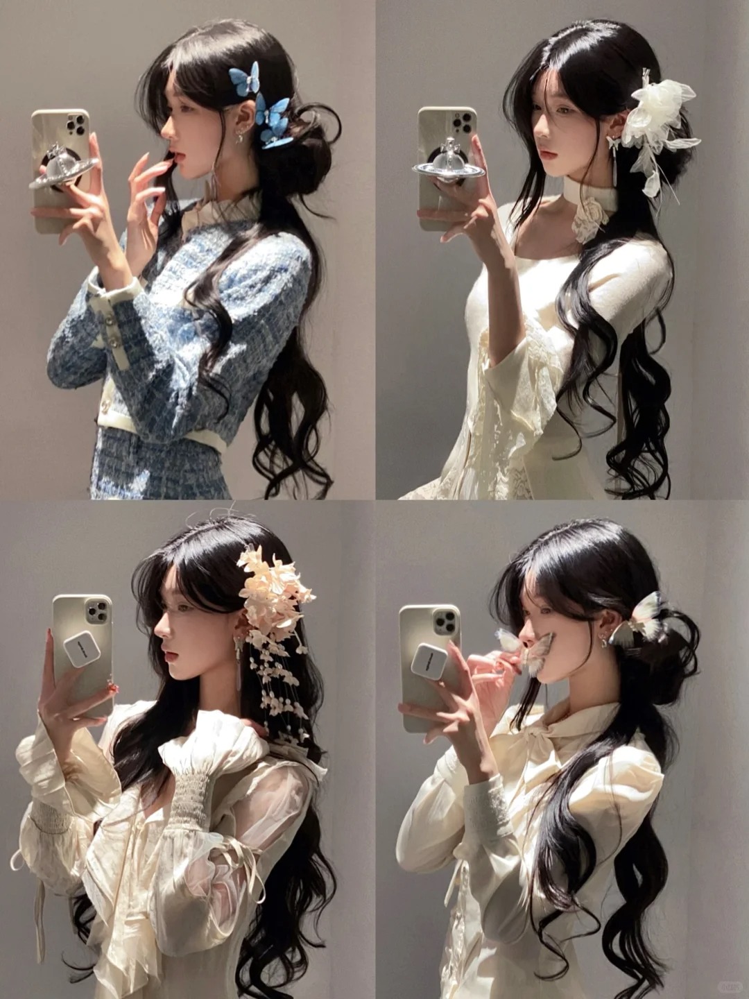 大家都在蹲的发饰分享来啦(⑉︎ ᵘ ᵕ ᵘㅅ)ෆ
做了一个合集，我的氛围感神器૮