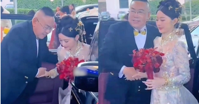 山东，网传52岁大叔用豪车迎娶25岁年轻貌美妻子的视频，引发网友热议。据了解，新