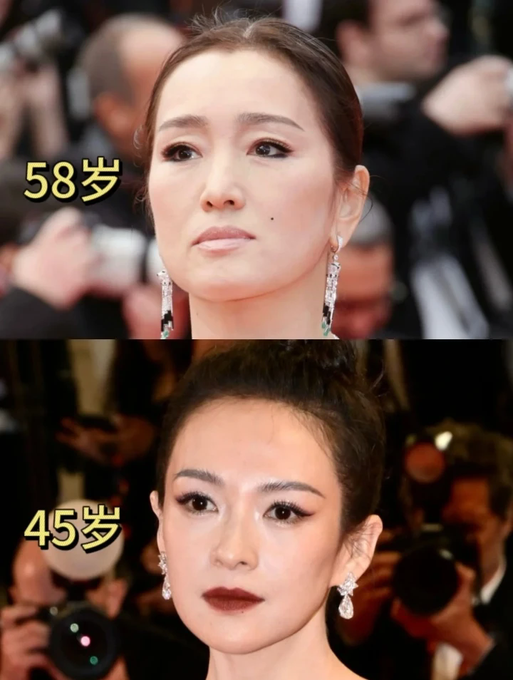 不得不说，张艺谋选中的演员都是扛老又耐看的脸；高清镜头下，连法令纹都几乎没有。
