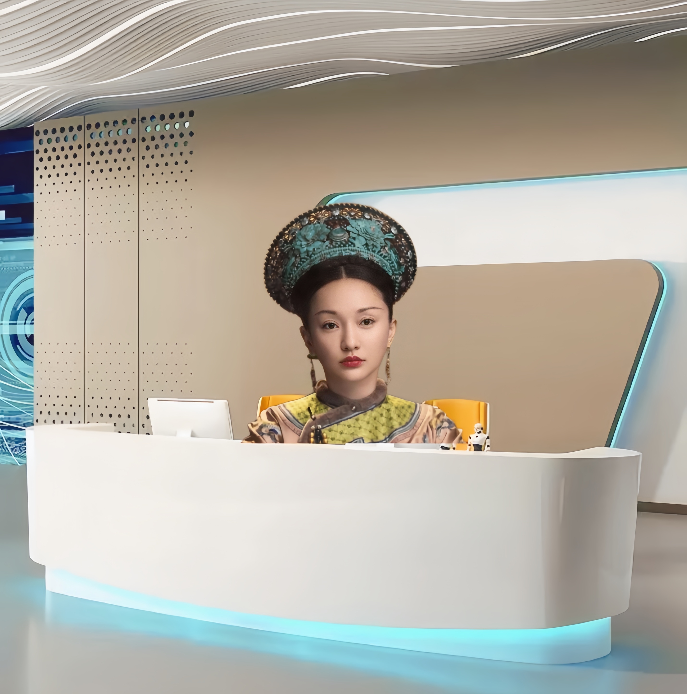 哇！公司新来的前台，是老板的青梅竹马
最近，人事部门入职了一个女孩子，看着气质人