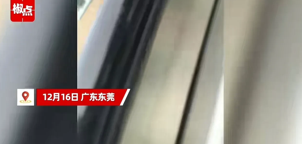 广东东莞，一网友见一男子总是躲在穿着清凉的女性身后，在确定对方在偷拍后，网友当即