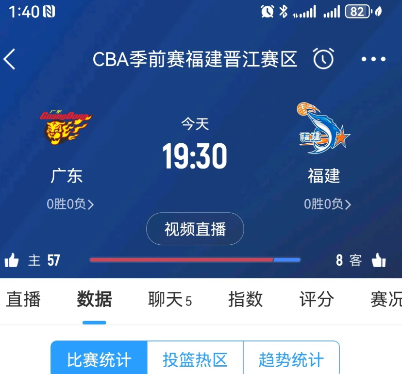广东福建热身赛最后一场比赛，三大悬念揭开！

1. 福建队会不会上外援。广东证实