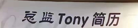 这位托尼总监有点不一样喔！那是相当的厉害，简介都那么长!