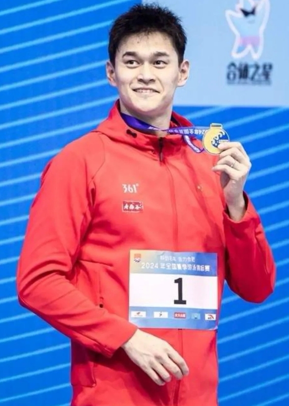 孙杨复出首秀，成绩3分49秒58，在今年的奥运会上，这样的成绩只能排第22名，下