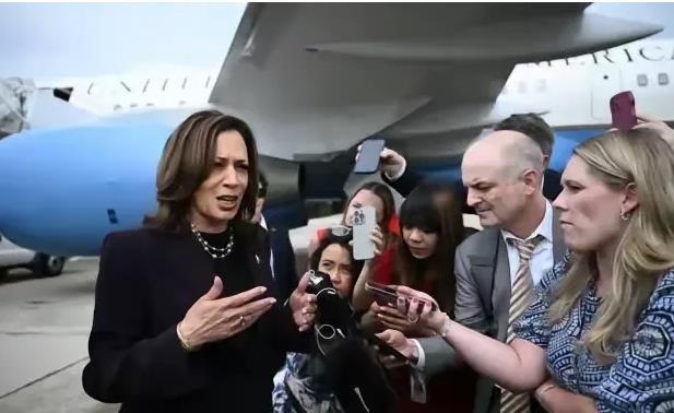 震撼！哈里斯遭到特朗普无视！美副总统哈里斯指责美共和党总统候选人、前总统特朗普对