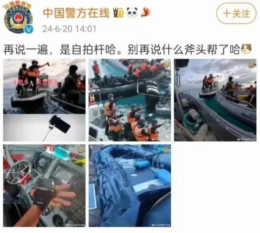 现在中国周边国家，一旦跟中国发生冲突，都活生生回到了冷兵器时代。

宁肯拿石头互