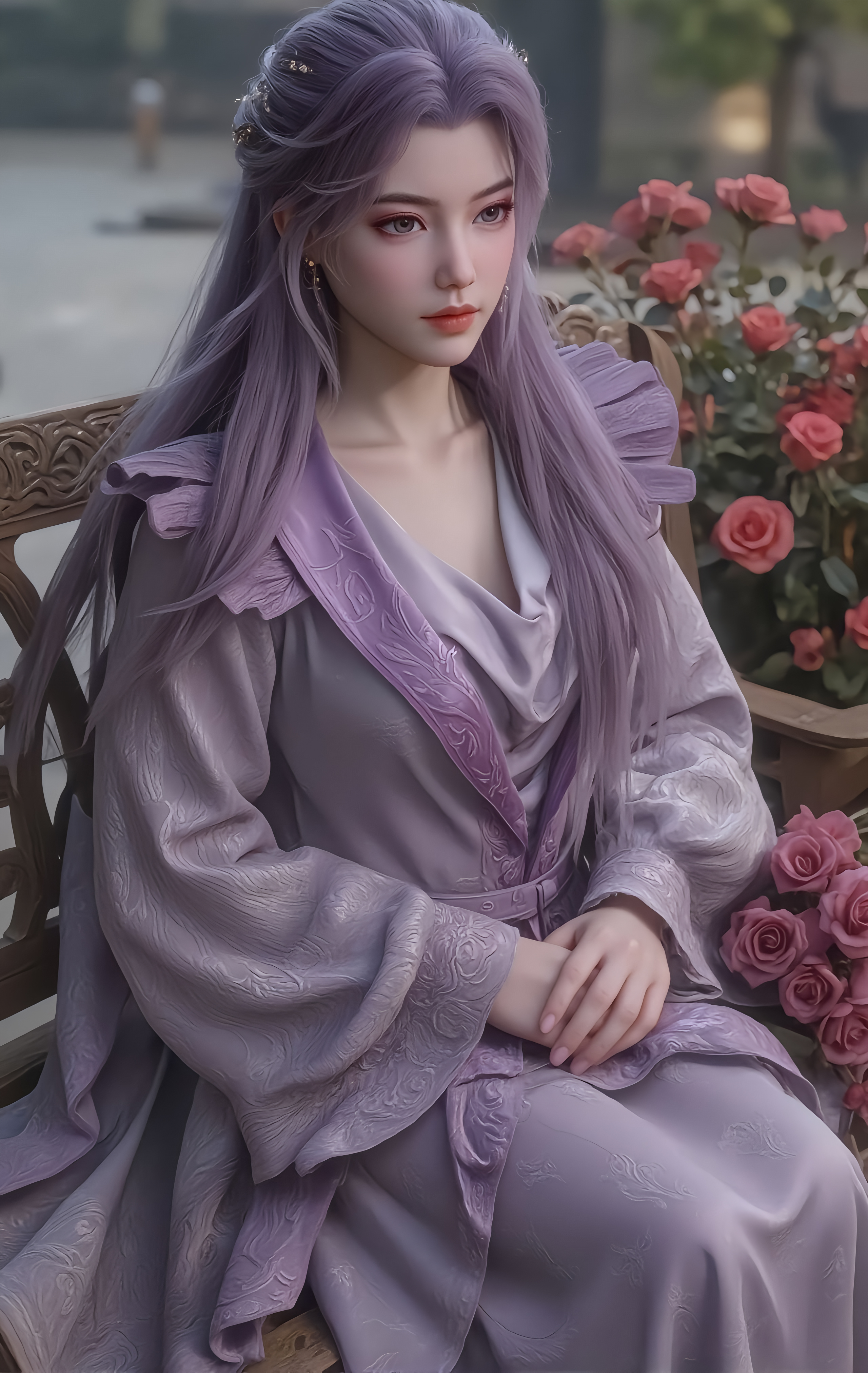 《师兄啊师兄》云霄高清AI绘画：仙子精美手机壁纸，又是满满的一天！