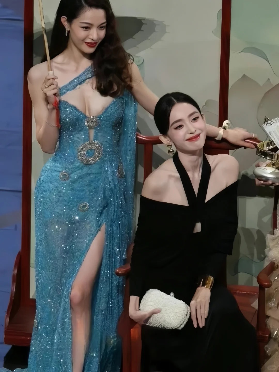 难得有和钟楚曦同框却不输的人呀😲……