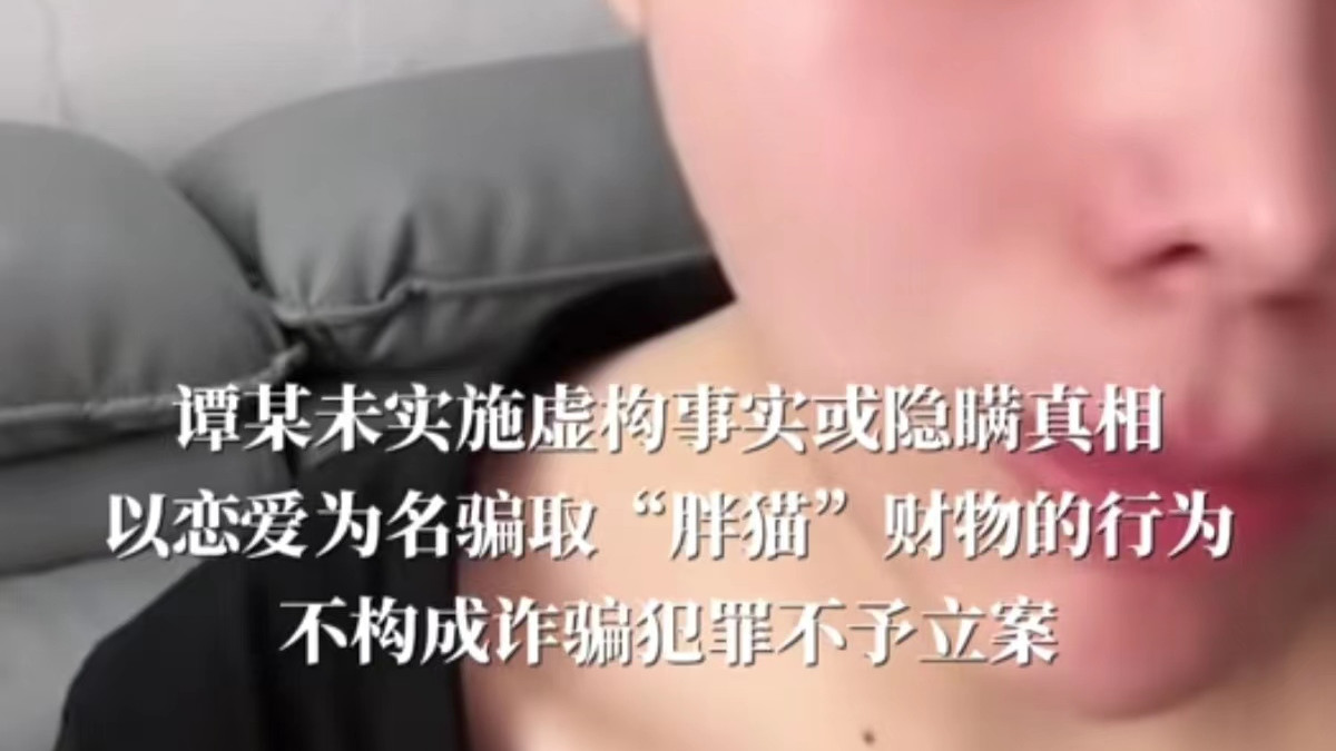 胖猫事件彻底反转！谭竹无辜？！