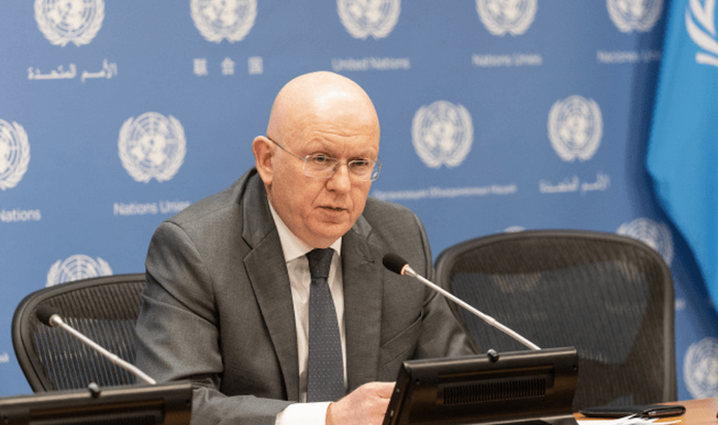 俄罗斯驻联合国代表涅边贾称，乌克兰情报总局帮助训练了叙利亚的极端武装分子，包括培