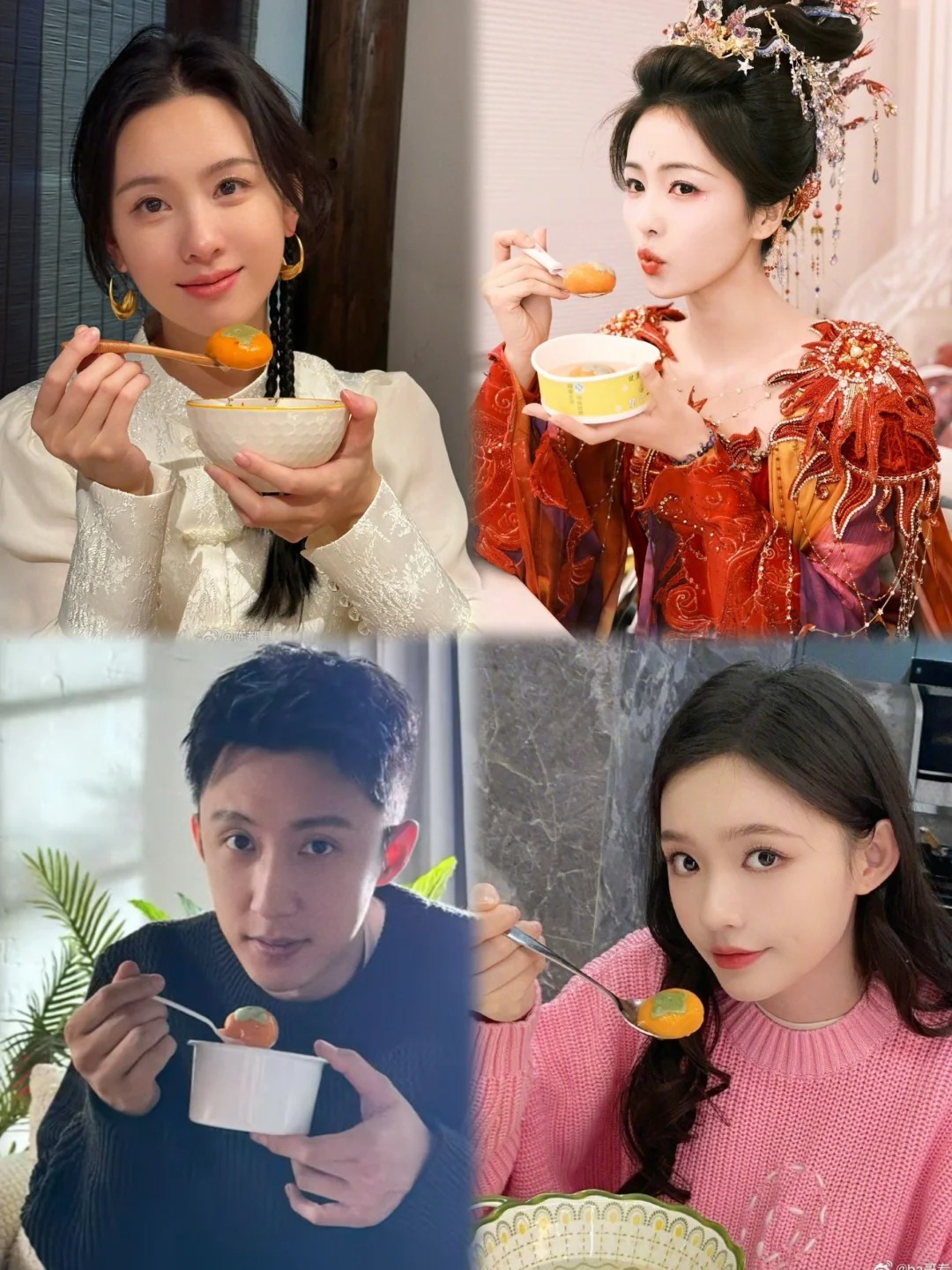 vok！再次对明星的小脸有了认识
真服了这柿子汤圆我差不多可以一口闷
女明星镜头