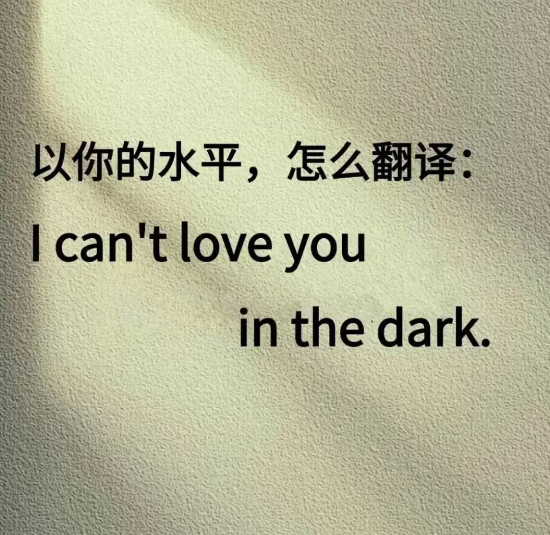 以你的水平，怎么翻译这段话？