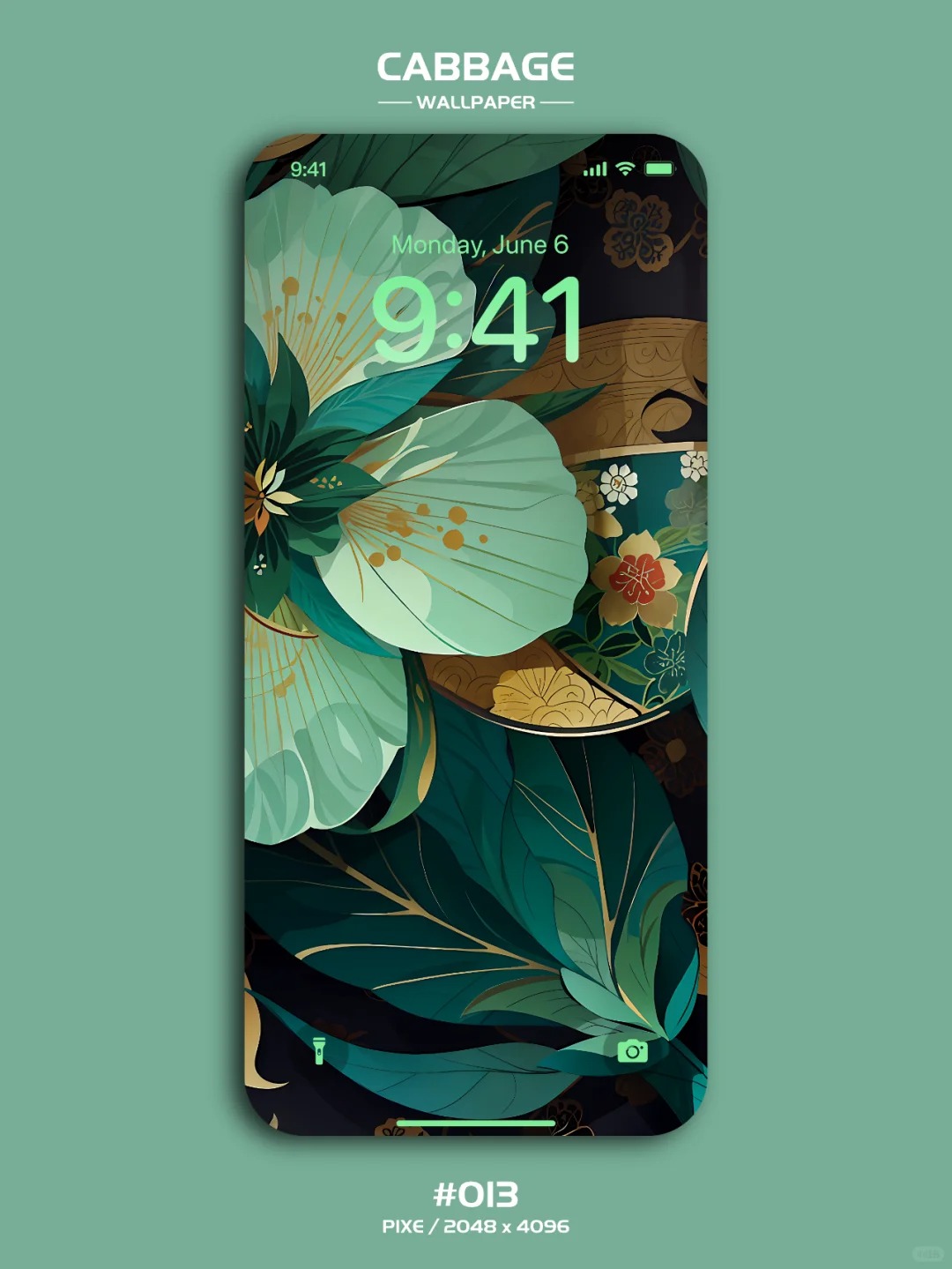 浮世绘系列壁纸 | 松石绿
今日壁纸分享已送达！
---------------