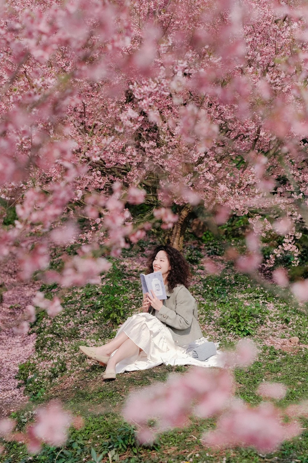 我的生命是一万次的春和景明
终于蹲到一个好天气再拍一组樱花，拍这组照片的过程我就