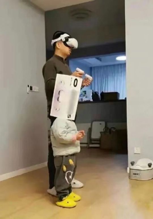 和儿子的欢乐时光