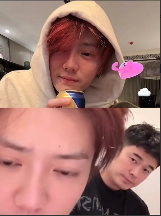 要是是真的，鹿晗绝对是被甩的那个。

男方直播罕见“发疯”，时间正好是女方新剧拍