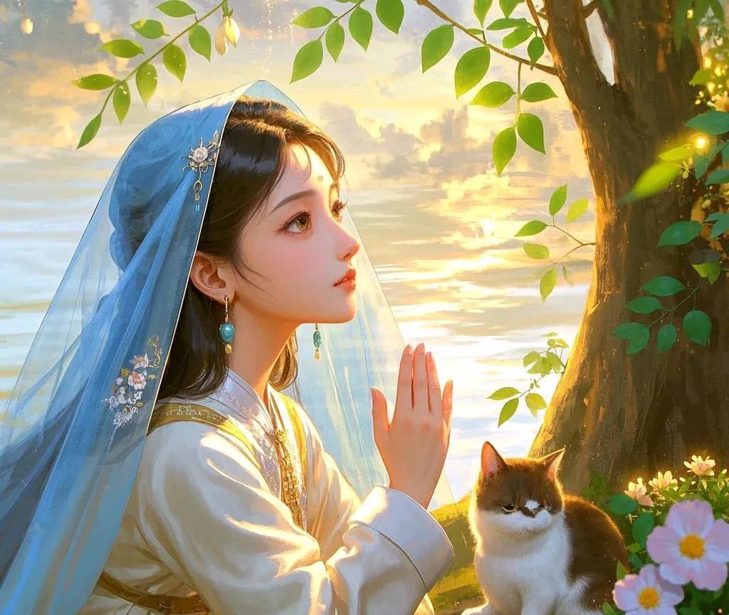 心怀礼赞，祈愿好运如影随形，接踵而至。一切凶险灾厄，都能巧妙周旋，化险为夷，逢凶