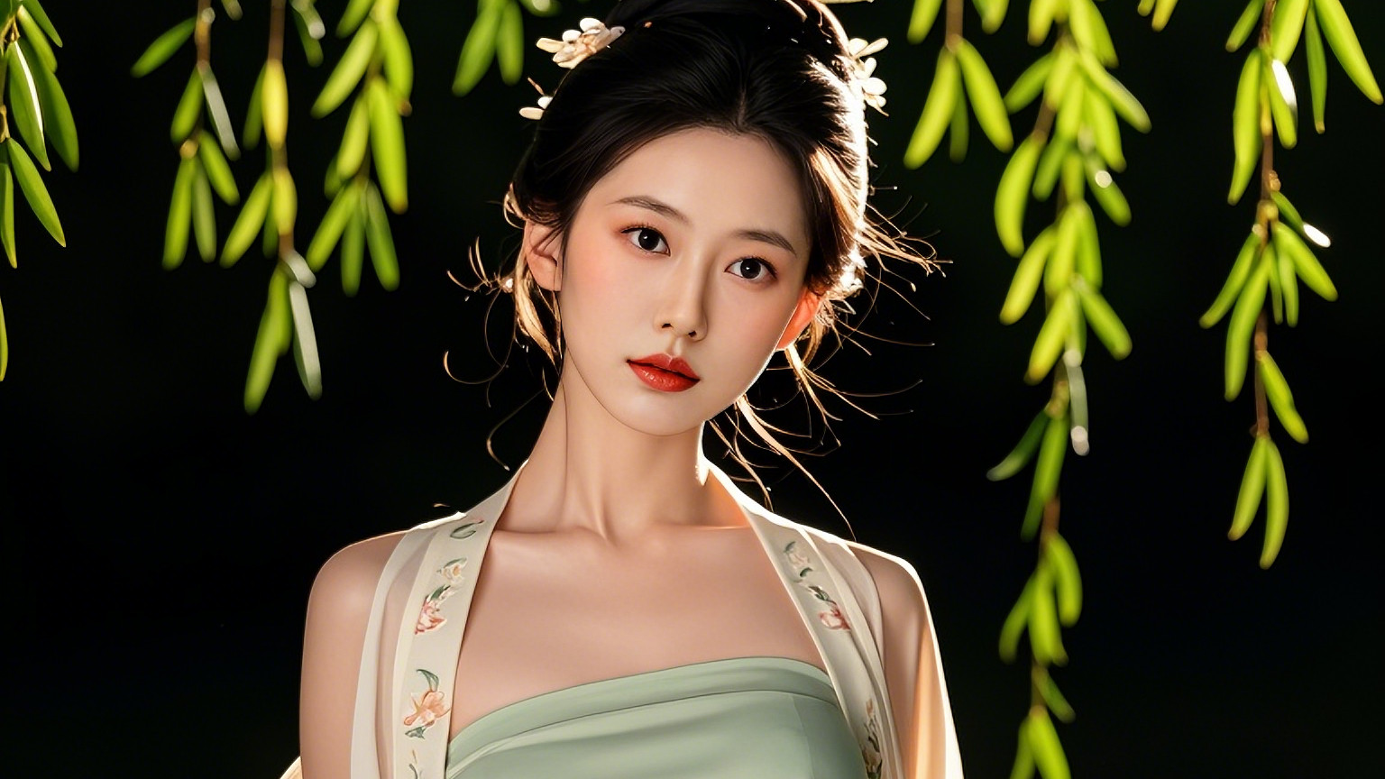 长安陌上无穷树，唯有垂杨绾别离