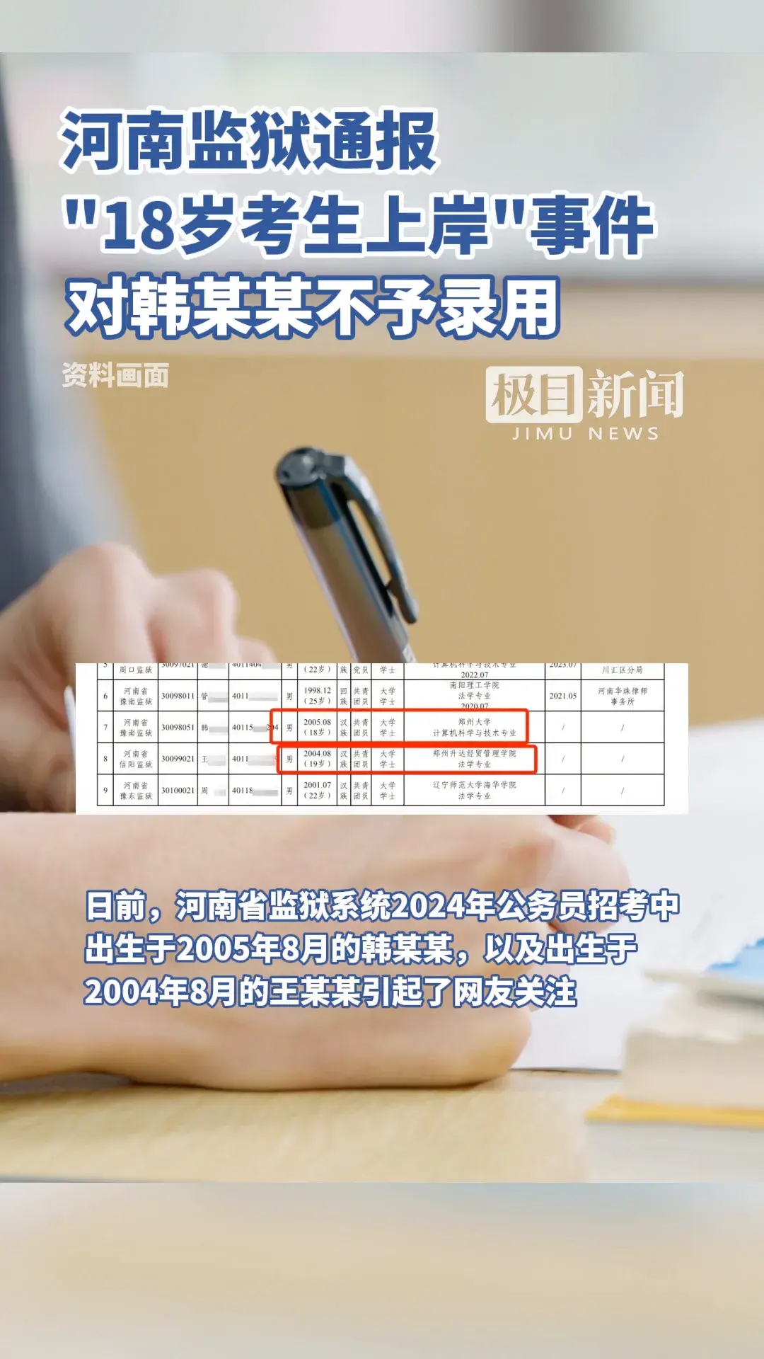 面对“18岁考生上岸”的质疑，现在的情况是，这种操作已经不再是秘密，而是公然公示