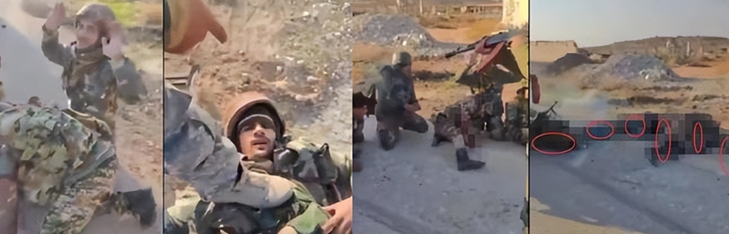 政府军士兵投降后遭处决式射杀，大马士革发生骚乱！