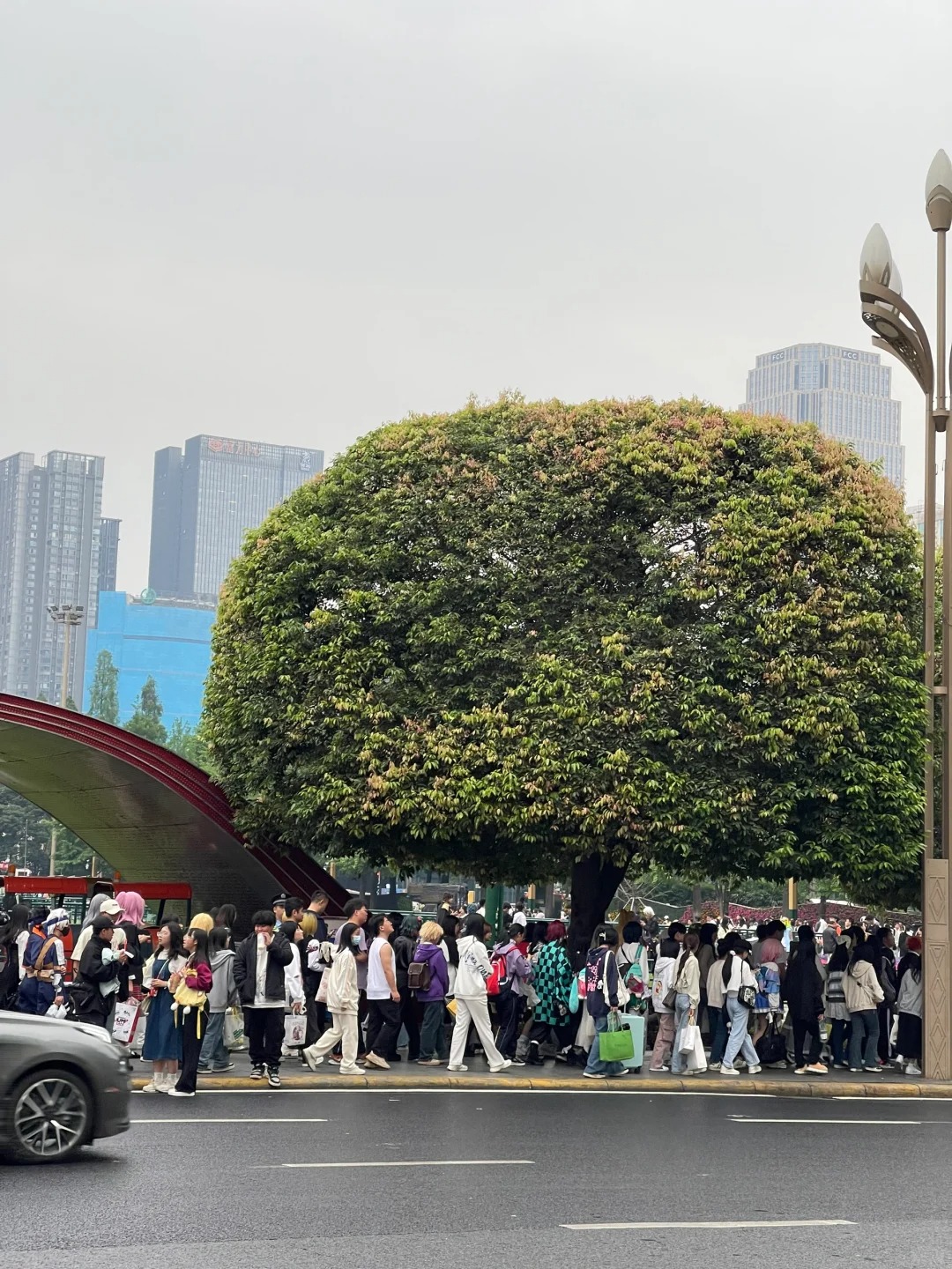 报告首长！天府广场已被二次元占领！！！