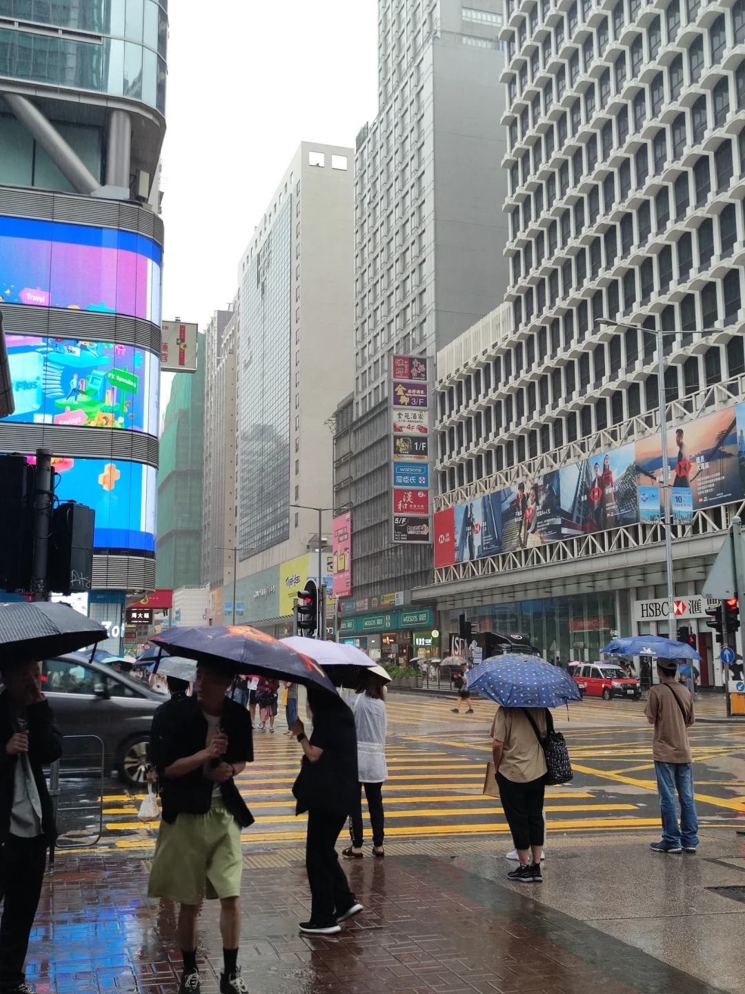五一香港现状
雨大到....还没来的别来了