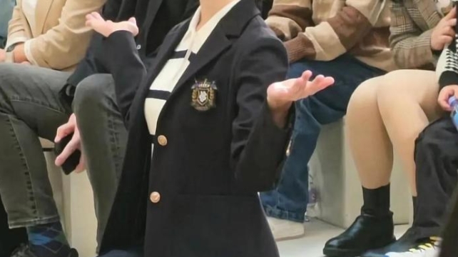 西装制服大长腿