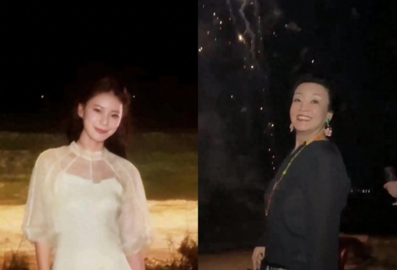 哈哈，大 S 这次可糗啦！这边张兰和小梅在海边惬意拍大片，那叫一个风光。转头看大