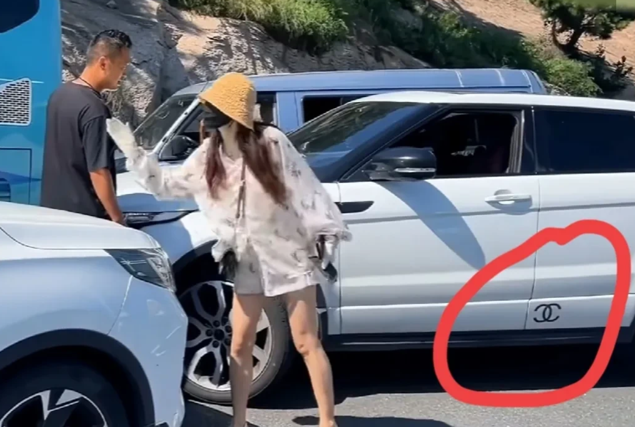 路虎女司机车上都印着香奈儿的logo，可见她的价值观是骄奢的。也许有钱，也许有势