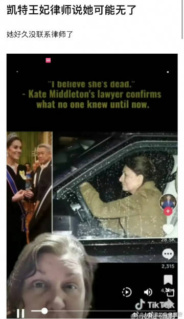 凯特王妃的🍉感觉快大结局了 ​