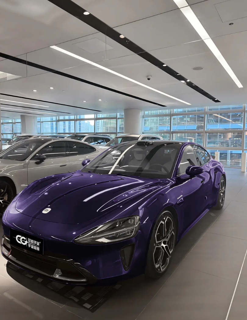 “我一直很专一，除了Porsche换su7”
又是被小米su7帅到的一天
这是一