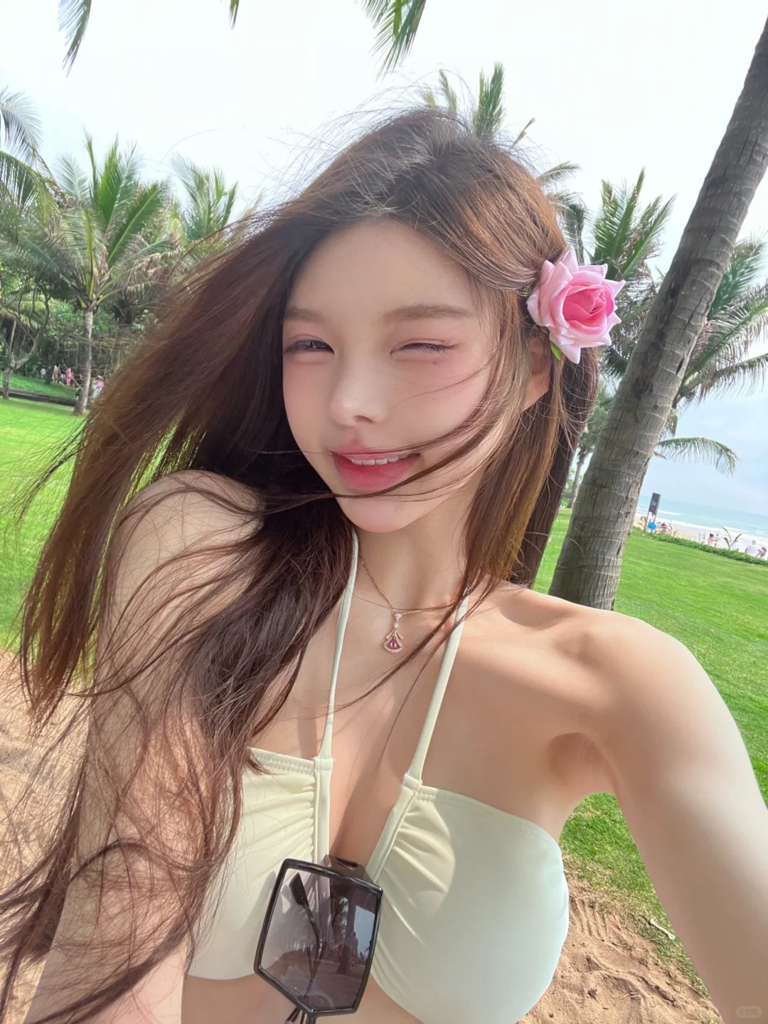 吹吹海风～
阳光真的太好啦～
阳光沙滩大海真是太爱了！