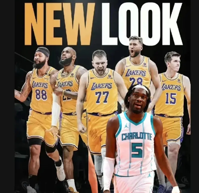 湖人队这套首发阵容，直接挺进总决赛！！

控卫，东契奇2.01米，年薪4308万