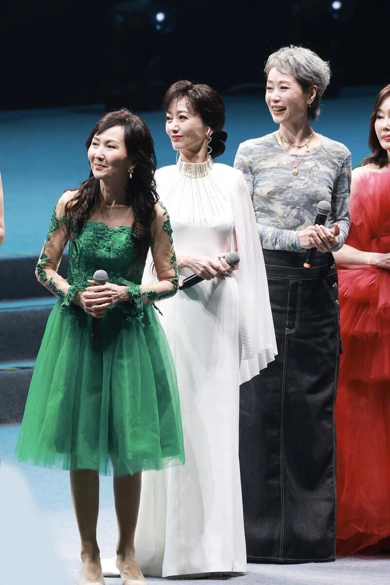 赵雅芝叶童和陈美琪同框