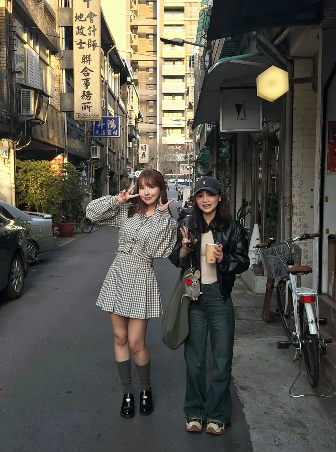 没想到在街上还能遇见大明星，完全被她美貌吸引