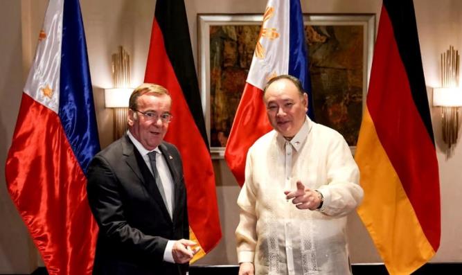 菲律宾国防部长与德国国防部长承诺，即将在2024年，签署菲律宾与德国的防务协议。