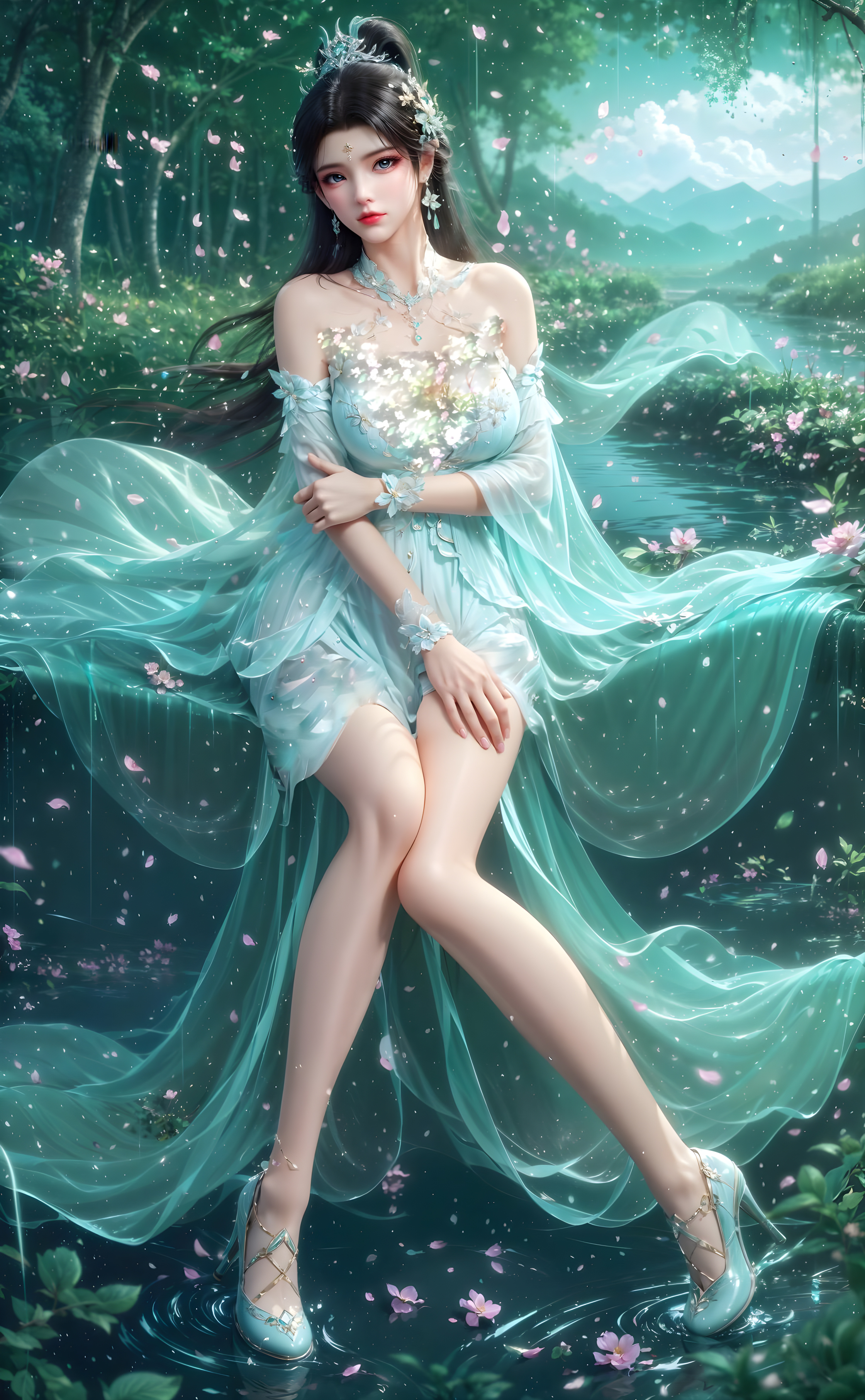 《斗破苍穹》古薰儿高清美图/壁纸：我见众生皆草木，唯你是青山！